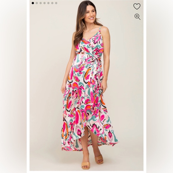 She + Sky Vibrant Multicolor Maxi Dress - Picture 11 of 11